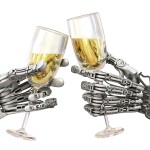 Robots and Champagne - istock