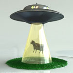 Alien Abduction Lamp