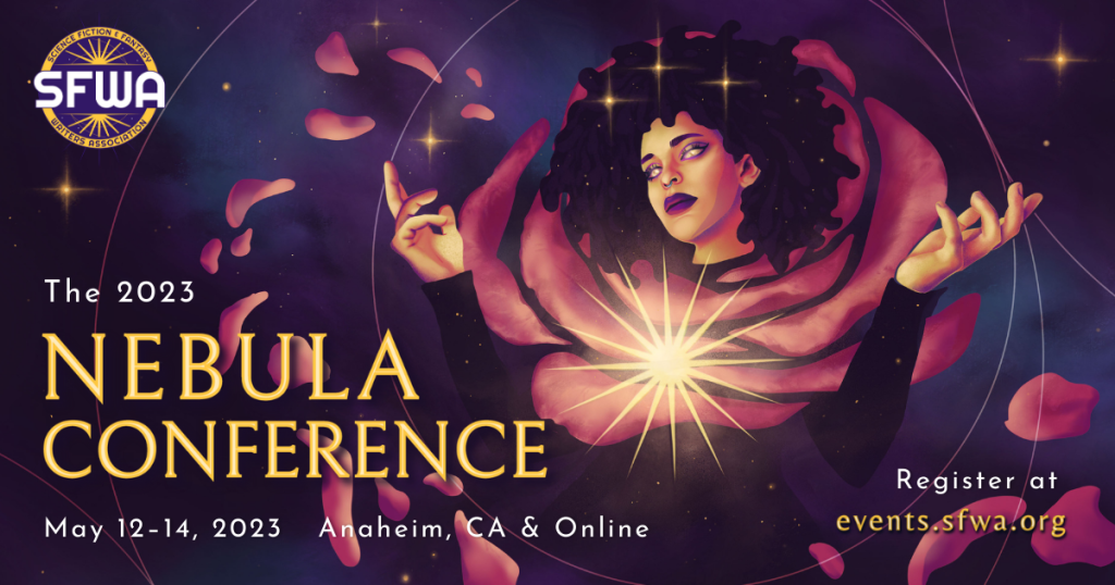 The 2023 Nebula Conference promo graphic